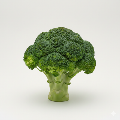 Fresh broccoli florets — VYB super greens powder includes nutrient-rich superfoods and antioxidants for daily wellness